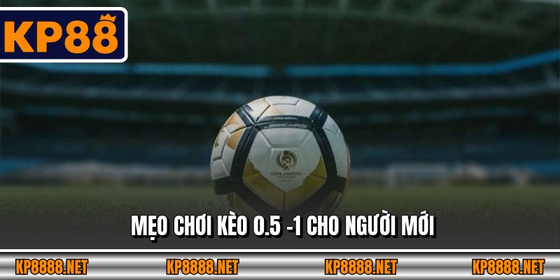 Mẹo chơi Kèo 0.5 -1 cho người mới