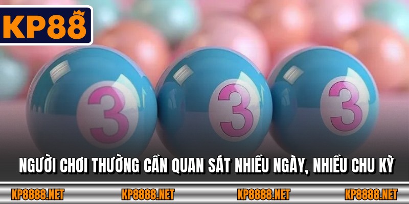 Người chơi thường cần quan sát nhiều ngày, nhiều chu kỳ